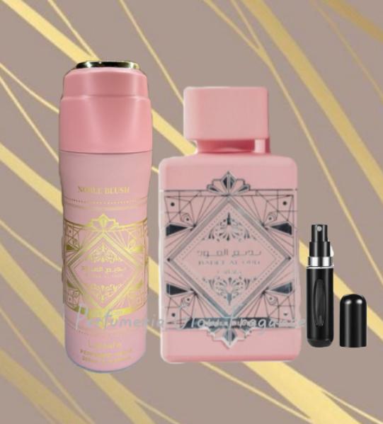 LATTAFA NOBLE BLUSH ESTUCHE  MAS SPRAY